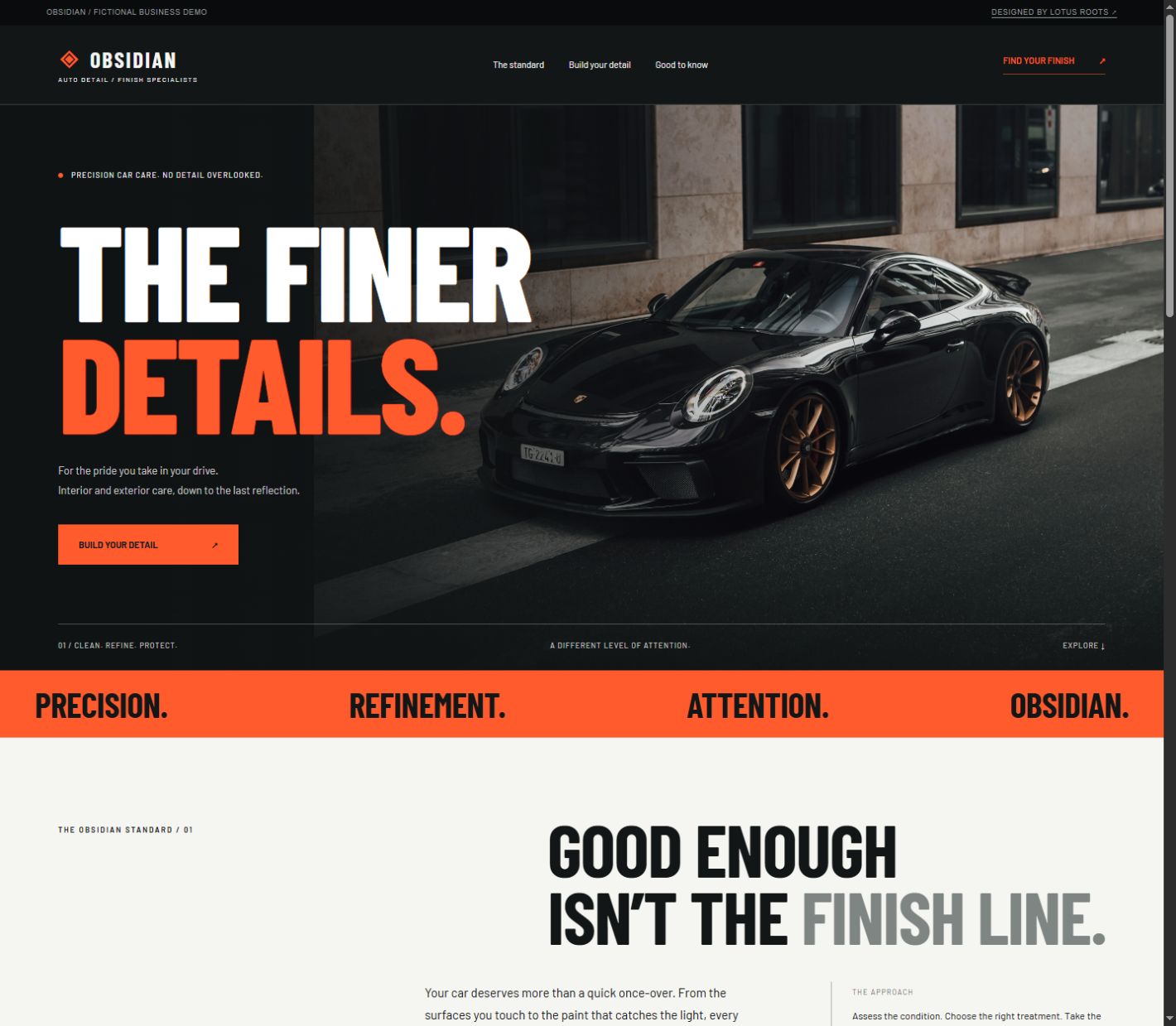 Preview of Obsidian’s automotive website